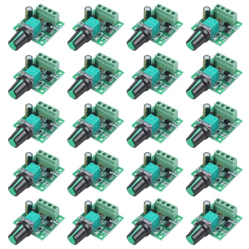 Gvvsjgdbis 20 x 1,8 V 3 V 5 V 6 V 7,2 V 12 V 2 A 30 W DC Motordrehzahlregler (PWM) 1803BK verstellbarer Treiberschalter von Gvvsjgdbis