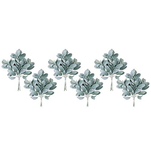 Gvvsjgdbis 24 Stücke Künstliche Beflockte Lämme Rohr Blätter Stängel Faux Lammohrzweige Picks Grün Sprüher für Vase Strauß Kranz Gvvsjgdbis 24 Stücke Künstliche Beflockte Lämme Rohr Blätter Stängel Faux Lammohrzweige Picks Grün Sprüher für Vase Strauß Kranz von Gvvsjgdbis