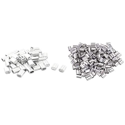 Gvvsjgdbis 250 Stück Drahtseile Aluminiumhülsen Kabelbinder Crimp Drahtseilfutter Ummantelung - 200 Stück M1,5 & 50 Stück für 3 mm Drahtseil Gvvsjgdbis 250 Stück Drahtseile Aluminiumhülsen Kabelbinder Crimp Drahtseilfutter Ummantelung - 200 Stück M1,5 & 50 Stück für 3 mm Drahtseil von Gvvsjgdbis
