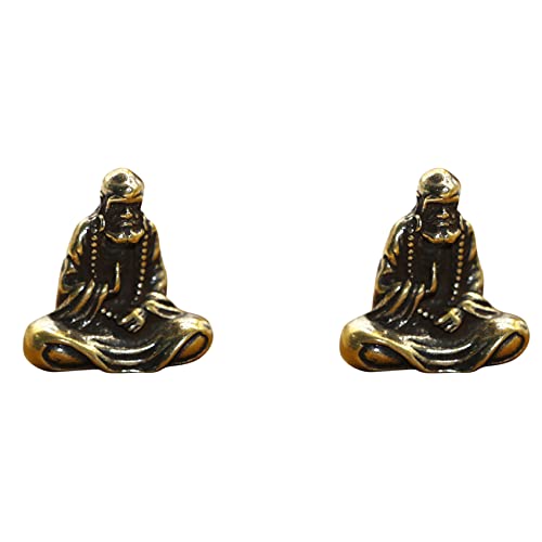 Gvvsjgdbis 2X Retro Messing Buddha Mini Statue Bodhidharma Figuren Schreibtisch Dekoration Kunst Geschenke Miniaturen Gvvsjgdbis 2X Retro Messing Buddha Mini Statue Bodhidharma Figuren Schreibtisch Dekoration Kunst Geschenke Miniaturen von Gvvsjgdbis