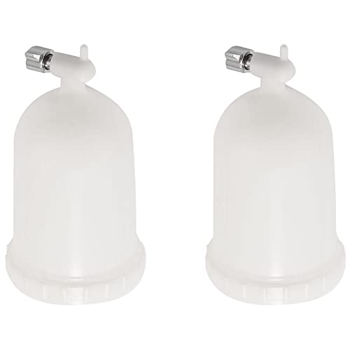Gvvsjgdbis 2X Spritz Pistolen Topf, 400 Ml Kunststoff Seiten ZufüHrung Kunststoff Farbbecher Farbe Spritz Pistolen-Becher Gvvsjgdbis 2X Spritz Pistolen Topf, 400 Ml Kunststoff Seiten ZufüHrung Kunststoff Farbbecher Farbe Spritz Pistolen-Becher von Gvvsjgdbis