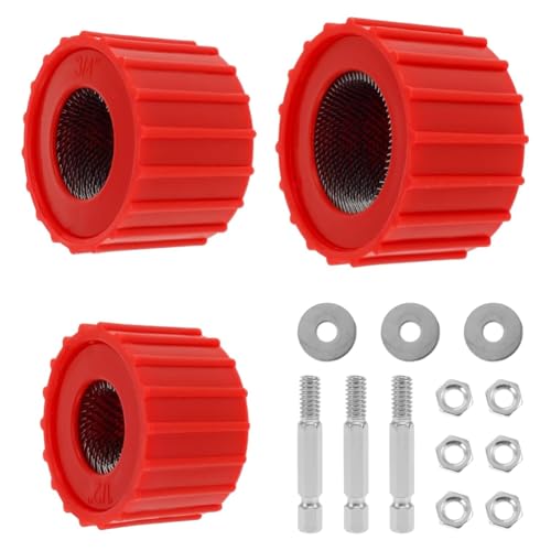 Gvvsjgdbis 3/4 Zoll Kupferrohrreiniger Set 3 Reinigt Kupferrohre Rohre (1/2, 3/4, 2.5 cm) Reinigt Kupferrohre Rohre zum Löten von Gvvsjgdbis