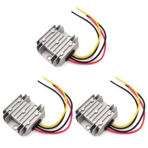 Gvvsjgdbis 3 x DC 24 V auf 12 V Konverter, Spannungsabwärtswandler 5 A 60 W, Transformator wasserdicht mit Aluminiumgehäuse Gvvsjgdbis 3 x DC 24 V auf 12 V Konverter, Spannungsabwärtswandler 5 A 60 W, Transformator wasserdicht mit Aluminiumgehäuse von Gvvsjgdbis