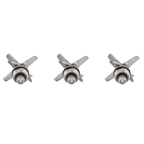 Gvvsjgdbis 3 x Mixerklingen für TWK TM-767 TM-800-767 -800 Edelstahl-Messer-Mixer-Ersatzteile von Gvvsjgdbis
