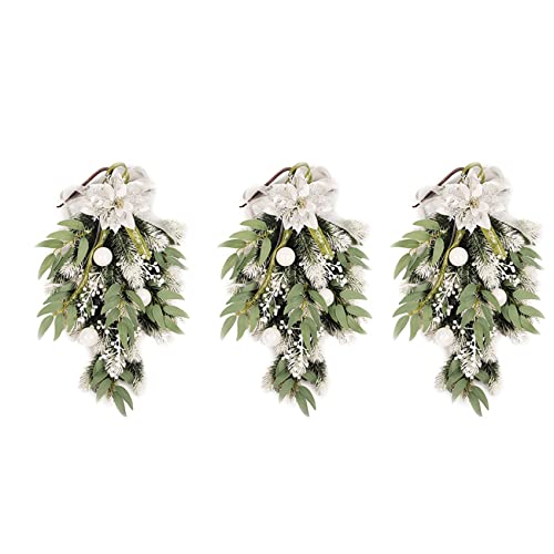 Gvvsjgdbis 3X Künstliche Weihnachten Tropfen Beute mit Beeren-, Blumen und Ball Ornamenten für Haus Tür Drinnen & Draussen Hause Weihnachten Gvvsjgdbis 3X Künstliche Weihnachten Tropfen Beute mit Beeren-, Blumen und Ball Ornamenten für Haus Tür Drinnen & Draussen Hause Weihnachten von Gvvsjgdbis