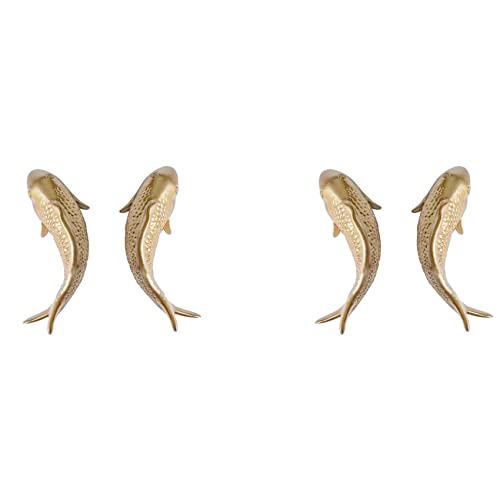 Gvvsjgdbis 4 Stück Harz Karpfen Goldener Fisch Wand Behang Ornament Persönlichkeit Fisch Figur für Hause Restaurant Hintergrund EIN Der Wand Gvvsjgdbis 4 Stück Harz Karpfen Goldener Fisch Wand Behang Ornament Persönlichkeit Fisch Figur für Hause Restaurant Hintergrund EIN Der Wand von Gvvsjgdbis