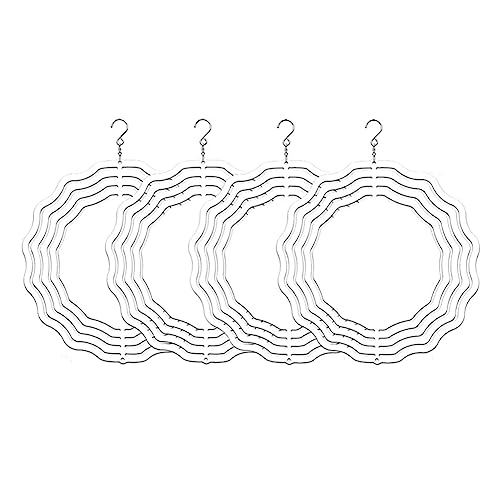 Gvvsjgdbis 4er-Pack Sublimations-Rohlinge, 8-Rohlinge für Den Garten im Garten von Gvvsjgdbis