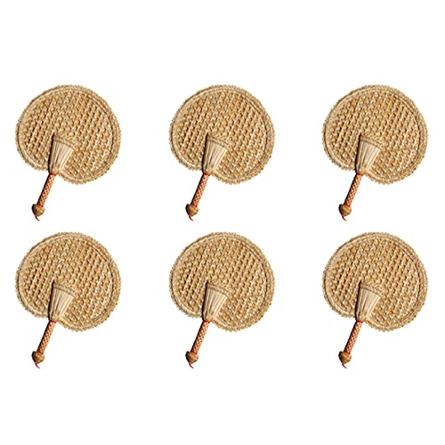 Gvvsjgdbis 6X Hand Gewebter Gewebter Stroh Hand Ventilator Alter Sommer Natürlicher Hand Ventilator Umwelt Freundlicher Hand Gewebter Ventilator Dekorativer Runder Ventilator Gvvsjgdbis 6X Hand Gewebter Gewebter Stroh Hand Ventilator Alter Sommer Natürlicher Hand Ventilator Umwelt Freundlicher Hand Gewebter Ventilator Dekorativer Runder Ventilator von Gvvsjgdbis