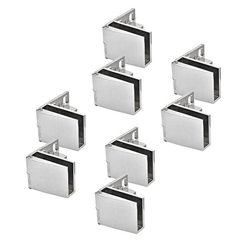 Gvvsjgdbis 8 Stück Glastürscharniere Glastürscharniere Glasschrank Türscharnier Glas Weinschrank Scharnier Glas Display Scharnier von Gvvsjgdbis