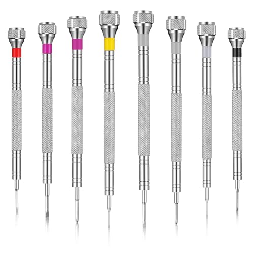 Gvvsjgdbis 8 Stück Präzisions-Schraubendreher, Juwelier-Schraubendreher-Set, Uhren-Reparatur-Schraubendreher-Set 0,6-1,6 mm, Mikro-Schraubendreher Gvvsjgdbis 8 Stück Präzisions-Schraubendreher, Juwelier-Schraubendreher-Set, Uhren-Reparatur-Schraubendreher-Set 0,6-1,6 mm, Mikro-Schraubendreher von Gvvsjgdbis