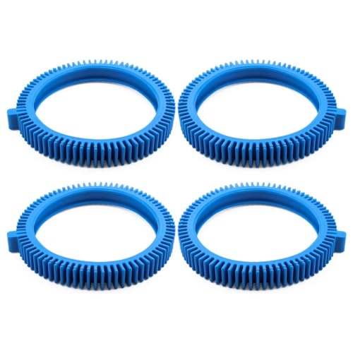 Gvvsjgdbis 896584000-143 Blaues Vorderreifen-Set mit Buckel, Ersatz für Poolreiniger, 2 x, 4 x, Poolreifen, einfache Installation, 4 Stück von Gvvsjgdbis