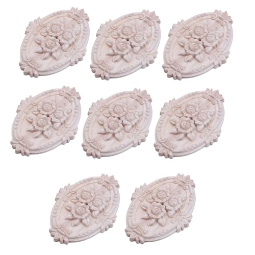 Gvvsjgdbis 8X Retro Ornament Applique Carving Ornament für SchranktüR MöBel Dekoration (13X9Cm) von Gvvsjgdbis