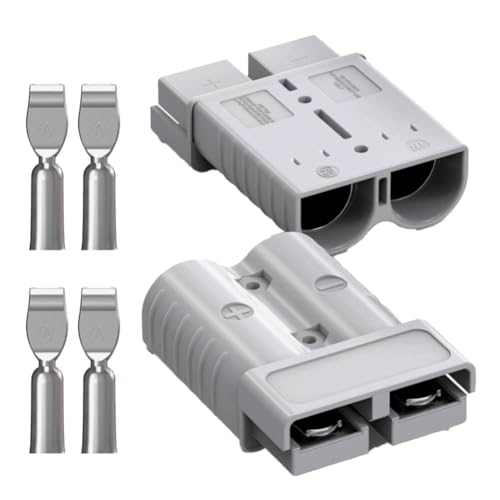 Gvvsjgdbis Anderson-Stecker, 175 A, 1/0 AWG, Batterie-Schnellanschluss-/Trennanschluss-Set für Kabel-Wohnmobil-Winde (2er-Pack) von Gvvsjgdbis
