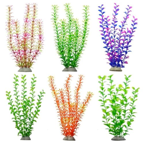 Gvvsjgdbis Aquarium-Landschafts-Dekorationsset, Kunstpflanze, Kunststoff, Seide, Aquarium-Dekorationsset, 6-teilig Gvvsjgdbis Aquarium-Landschafts-Dekorationsset, Kunstpflanze, Kunststoff, Seide, Aquarium-Dekorationsset, 6-teilig von Gvvsjgdbis