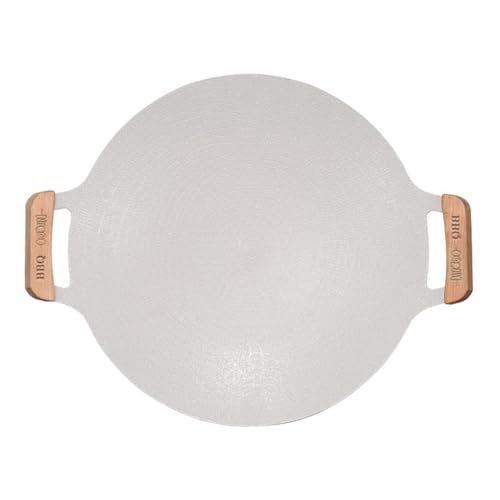 Gvvsjgdbis BBQ Grillpfanne, antihaftbeschichtet, binaurales Design, ideal zum Kochen im Freien, verbesserte Wärmeverteilung von Gvvsjgdbis