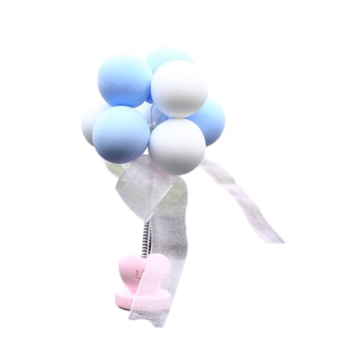 Gvvsjgdbis D- Ballon-Wackelkopf-Auto-Armaturenbrett-Dekoration, Auto-Innenraum-Schüttelkopf-Ornamente für Schreibtisch/Büro/Raumfarbe von Gvvsjgdbis