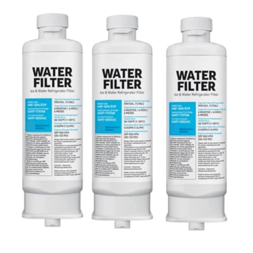 Gvvsjgdbis DA97-17376B Kühlschrank-Wasserfilterelement, 3 Schichten effektiver Filtration, 3 Stück von Gvvsjgdbis