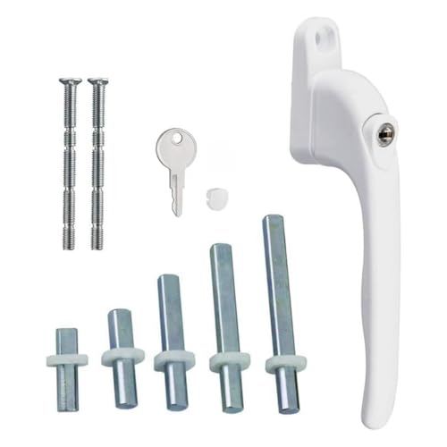 Gvvsjgdbis Fenstergriff f. weiß Universal Fenstergriff Flachgriff Schlüsselschloss für Doppelverglasung Gvvsjgdbis Fenstergriff f. weiß Universal Fenstergriff Flachgriff Schlüsselschloss für Doppelverglasung von Gvvsjgdbis