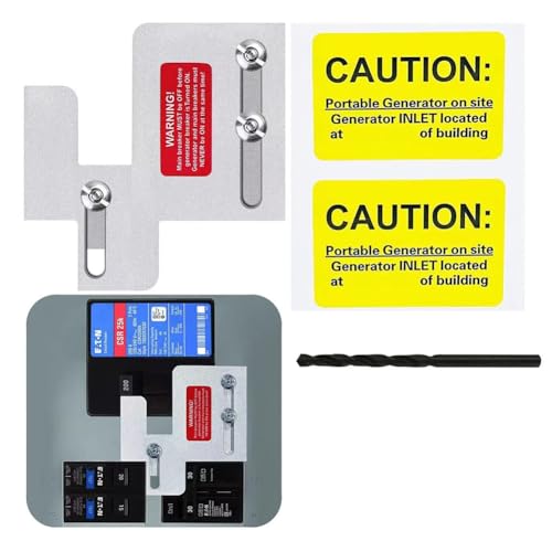 Gvvsjgdbis Generator-Interlock-Kit, kompatibel mit Cutler Hammer BR Serie 150 und 200 Ampere Platten Gvvsjgdbis Generator-Interlock-Kit, kompatibel mit Cutler Hammer BR Serie 150 und 200 Ampere Platten von Gvvsjgdbis