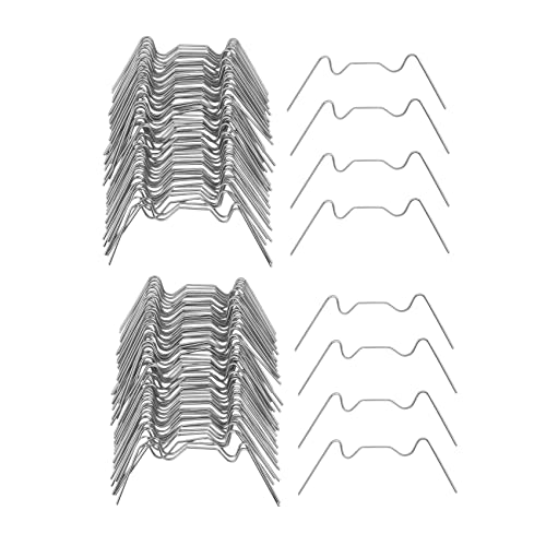 Gvvsjgdbis Gewächshaus-Verglasungs-Clips, Edelstahl, W-Typ-Clips, Blattfeder-Clips, 200 Stück von Gvvsjgdbis