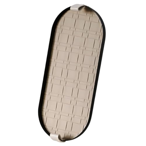 Gvvsjgdbis Gewebtes Ablagetablett Aus, Schmuckablage für Den Schreibtisch, Kosmetikablage, Schlüsselschmuckablage, Dekoratives Metalltablett, Oval von Gvvsjgdbis