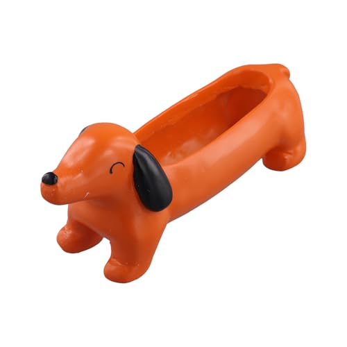Gvvsjgdbis Hund Blumentopf Dackel Deko Blumentopf Blumentopf Indoor und Outdoor Garten Deko von Gvvsjgdbis