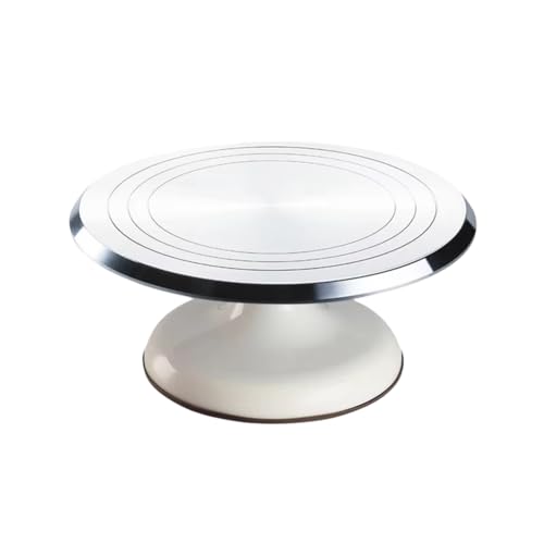 Gvvsjgdbis Kuchen-Drehteller für Kuchenherstellung, 30,5 cm, Aluminiumlegierung, stabile Drehung, abnehmbar und leicht zu reinigen, Backgeschirr von Gvvsjgdbis