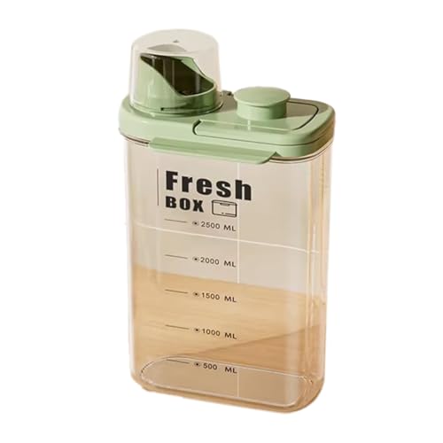 Gvvsjgdbis Luftdichtes Frischhaltedosen-Set – feuchtigkeitsbeständiger Küchenorganizer mit Messbecher, frisch haltende versiegelte Gläser A von Gvvsjgdbis