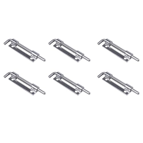 Gvvsjgdbis Metall-Sicherheitsriegel, 8,9 cm lang, silberfarben, 6 Stück Gvvsjgdbis Metall-Sicherheitsriegel, 8,9 cm lang, silberfarben, 6 Stück von Gvvsjgdbis