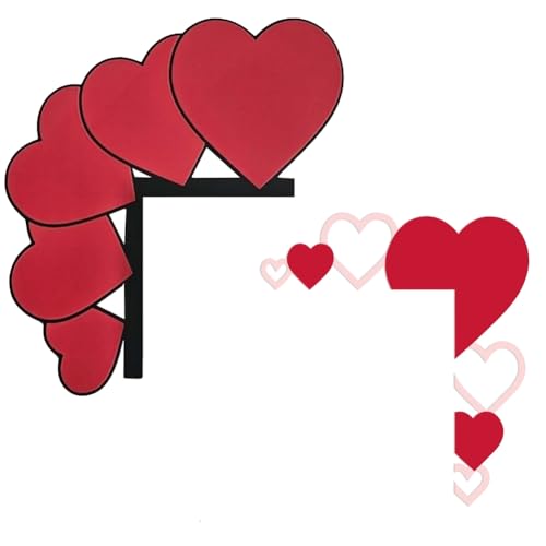 Gvvsjgdbis Neuer Holztürrahmen zum Valentinstag, Tür-Eckdekoration, Szene für Zuhause, Wohnzimmer-Layout von Gvvsjgdbis