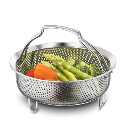 Gvvsjgdbis On-the-Go Instant-Dampfkorb mit Griffen, perforiertes Sieb, Trockenkorb für Obst und Gemüse, 14 cm von Gvvsjgdbis