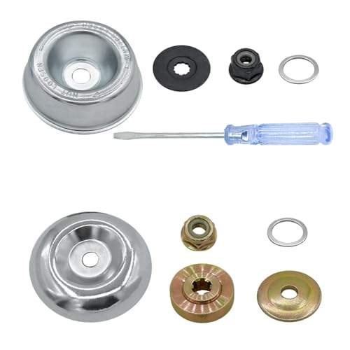 Gvvsjgdbis Rasenmäher-Klingen-Adapteraufsatz und Klingentrimmer-Adapter (mit 2 verschiedenen Adapter-Sets) von Gvvsjgdbis