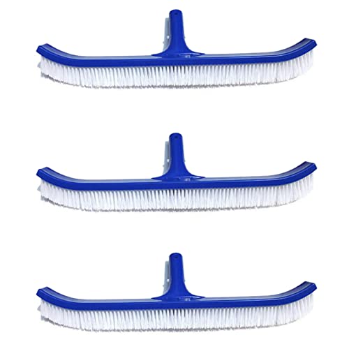 Gvvsjgdbis Schwimmbadbürste mit Griff, 45,7 cm, Blau, 3 Stück von Gvvsjgdbis