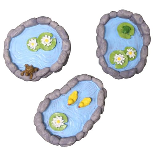 Gvvsjgdbis Simulierte Pooldekoration, Mikro-Landschaft, Süße Tier-Pooldekoration, Cartoon-Enten-Pool, Mini-Gartenarbeit von Gvvsjgdbis