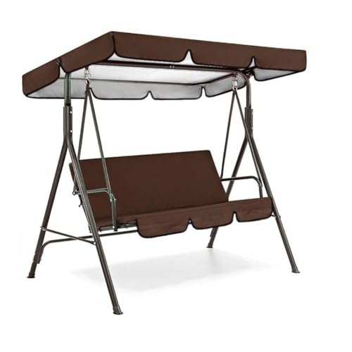 Gvvsjgdbis Sonnenschutz für Schaukel Pew 2/3-Sitzer, Gartenschaukelstuhl-Abdeckung, Polyester-Taft, wasserdicht, Baldachin, Werkzeuge C von Gvvsjgdbis