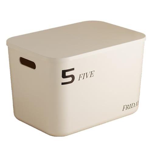 Gvvsjgdbis Stapelbare Aufbewahrungsbox mit Deckel - Staubdichter Behälter für Kosmetik, Kleidung, Lebensmittel, Snacks und Spielzeug A Gvvsjgdbis Stapelbare Aufbewahrungsbox mit Deckel - Staubdichter Behälter für Kosmetik, Kleidung, Lebensmittel, Snacks und Spielzeug A von Gvvsjgdbis