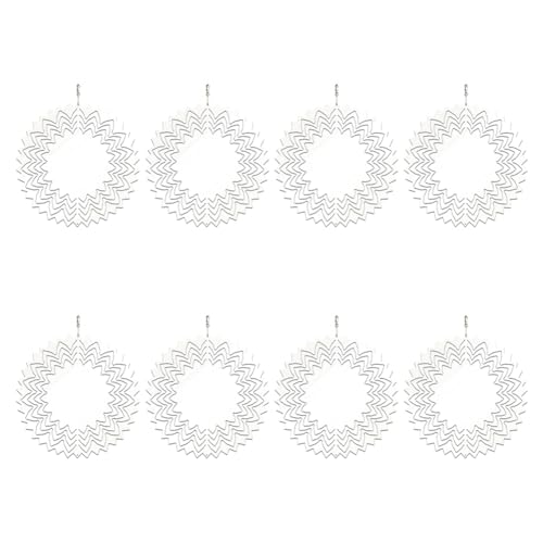 Gvvsjgdbis Sublimation Wind Spinner Blanks Hängender Windspinner 10 für die Innen- und Außendekoration im Garten von Gvvsjgdbis