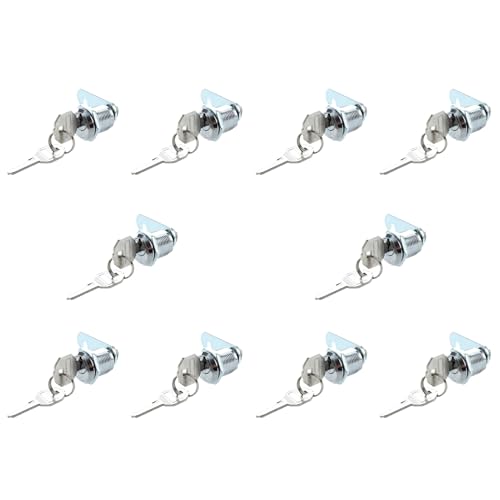 Gvvsjgdbis Thresher Nockenrollenschloss für Briefkästen, Schubladen, 20 mm, 10 Stück Gvvsjgdbis Thresher Nockenrollenschloss für Briefkästen, Schubladen, 20 mm, 10 Stück von Gvvsjgdbis