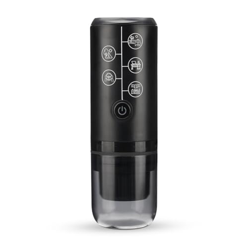 Gvvsjgdbis Tragbare Espressokocher Kabellose Kaffeemaschine 2 in 1 Kleine Reise Espressomaschine für Camping Büro Wandern RV A Gvvsjgdbis Tragbare Espressokocher Kabellose Kaffeemaschine 2 in 1 Kleine Reise Espressomaschine für Camping Büro Wandern RV A von Gvvsjgdbis