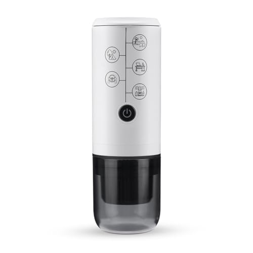 Gvvsjgdbis Tragbare Espressokocher Kabellose Kaffeemaschine 2 in 1 Kleine Reise Espressomaschine für Camping Büro Wandern RV B Gvvsjgdbis Tragbare Espressokocher Kabellose Kaffeemaschine 2 in 1 Kleine Reise Espressomaschine für Camping Büro Wandern RV B von Gvvsjgdbis