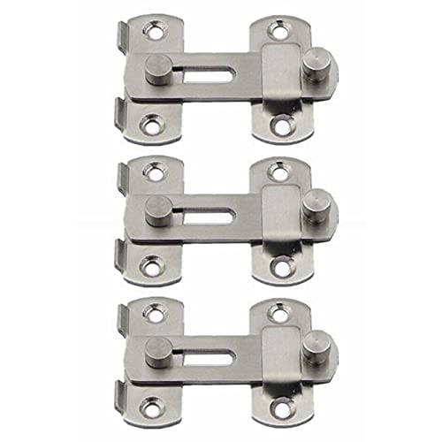 Gvvsjgdbis Türriegel aus Edelstahl, 20 x 50 x 70 mm, 3 Stück von Gvvsjgdbis