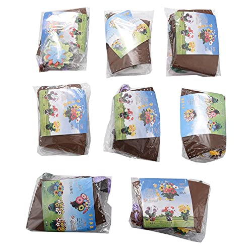 Gvvsjgdbis Vlies Topf Pflanzen Ohne Blumen TöPfe zu Schneiden Kinder DIY Handgemachte Blumen Machen Nelken Material Paket von Gvvsjgdbis