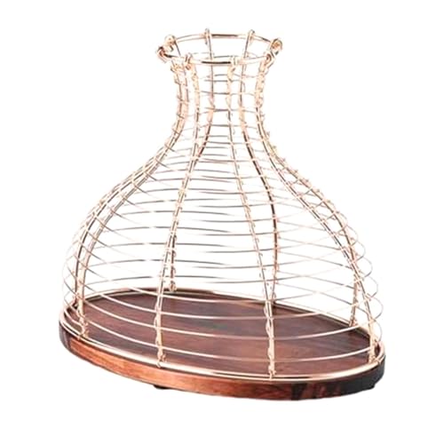 Gvvsjgdbis Weinkorkenhalter aus Metall, Weinverschluss, Vase, Bauernhaus, Ornament, Mehrzweckkäfig, praktischer Behälter für Geschenk, einfach zu bedienen, ca. 24 x 15 x 22 cm - A Gvvsjgdbis Weinkorkenhalter aus Metall, Weinverschluss, Vase, Bauernhaus, Ornament, Mehrzweckkäfig, praktischer Behälter für Geschenk, einfach zu bedienen, ca. 24 x 15 x 22 cm - A von Gvvsjgdbis
