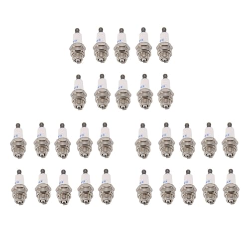 Gvvsjgdbis Zündkerze für Mini-Rasenmäher, L7Tc Br2Lm, für Stratton-Motoren, 55 mm x 22 mm, 30 Stück von Gvvsjgdbis