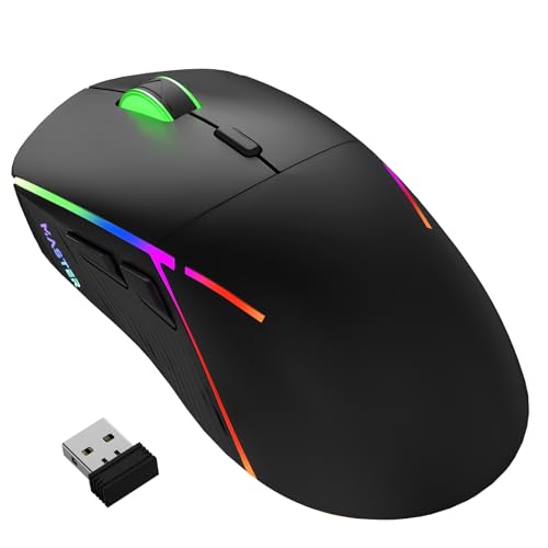 Gvyugke Gaming Maus Kabellos, Wireless Gaming Mouse 16,000 DPI, Bluetooth Gaming Maus Wiederaufladbar Gaming-mäuse für PC, Laptop, Mac Gamer - Schwarz Gvyugke Gaming Maus Kabellos, Wireless Gaming Mouse 16,000 DPI, Bluetooth Gaming Maus Wiederaufladbar Gaming-mäuse für PC, Laptop, Mac Gamer - Schwarz von Gvyugke