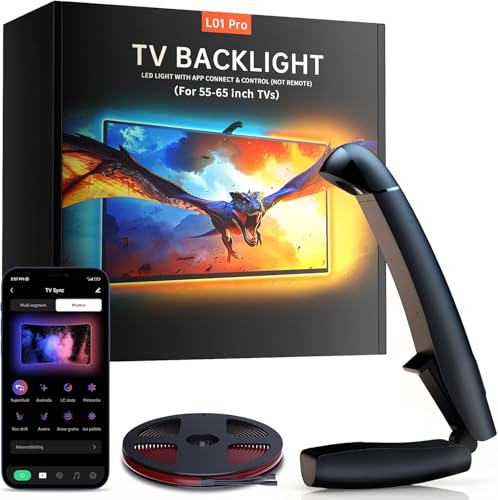 Gvyugke TV Hintergrundbeleuchtung, 3,5 Meter Sync TV Led Strip für 32-50 Zoll TVs und PC-Monitore, TV LED Hintergrundbeleuchtung mit Sensor, Smart-App-Steuerung, Spiel-& Musik-Sync Gvyugke TV Hintergrundbeleuchtung, 3,5 Meter Sync TV Led Strip für 32-50 Zoll TVs und PC-Monitore, TV LED Hintergrundbeleuchtung mit Sensor, Smart-App-Steuerung, Spiel-& Musik-Sync von Gvyugke