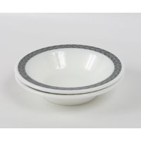 1950 Pyrex | 2 Graues Lorbeerblatt. Ecken. 6-1/2 "Coupe Suppenrandschüsseln. Neuwertig. Erscheinen Unbenutzt. Kein Schaden von GwendalysaArts