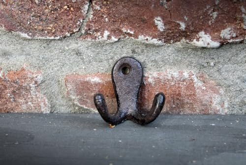 Doppel Wandhaken Gusseisen klein von Gwenys Haus