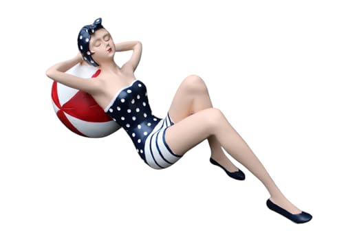 Gwenys Haus Badefrau liegend mit Ball von Gwenys Haus