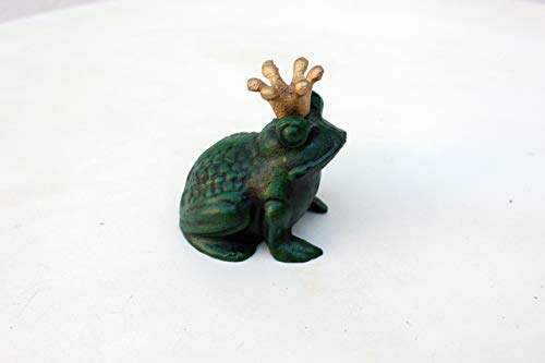Gwenys Haus Froschkönig Gusseisen Antikgrün von Gwenys Haus